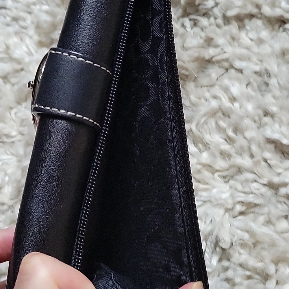 RARE Vintage COACH Leather Trifold Wallet - Picture 3 of 11